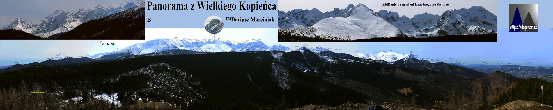 panorama z Wielkiego Kopieńca